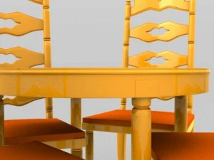 tavolo per la colazione Modello 3D