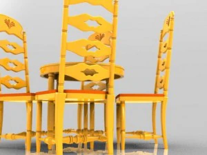 tavolo per la colazione Modello 3D