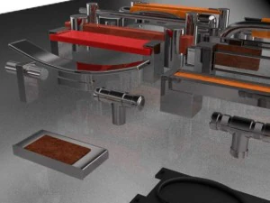 Set mit 35 M&ouml;belgriffen und -kn&ouml;pfen 3D Modell