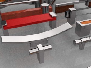 set of 35 furniture handles and knobs 3D Model