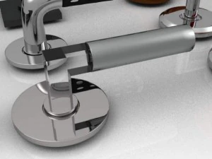 T&uuml;rgriffe 3D Modell