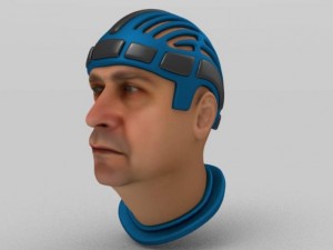 face with helmet 3D Model