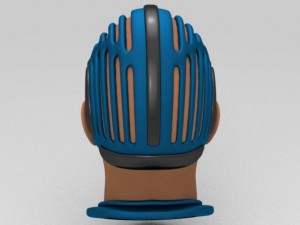 face with helmet 3D Model