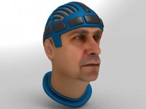 face with helmet 3D Model