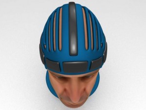face with helmet 3D Model