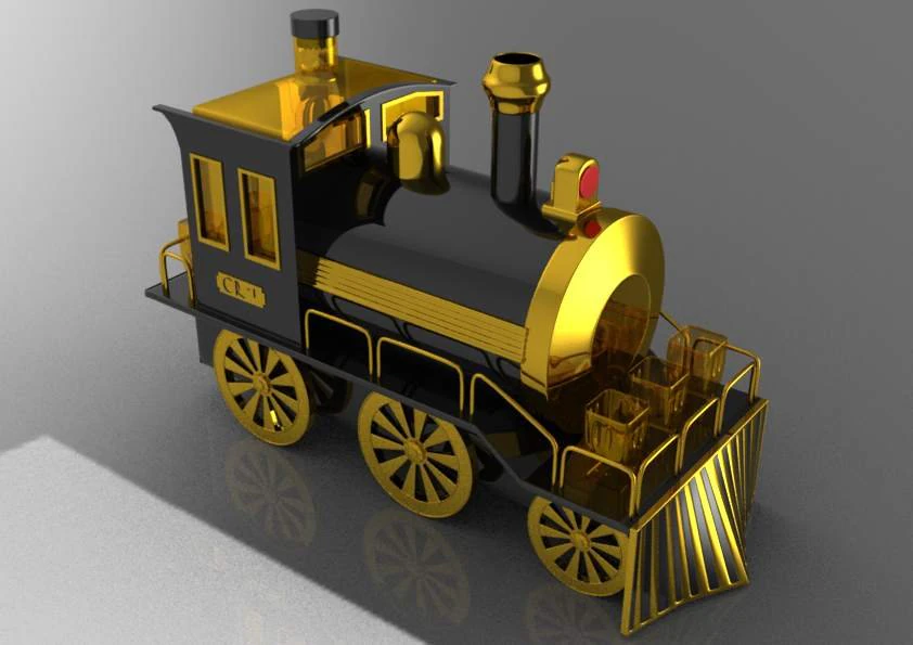 trem decantador Modelo 3D .c4d .max .obj .3ds .fbx .stl .blend 