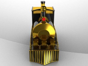 decanter train 3Dモデル