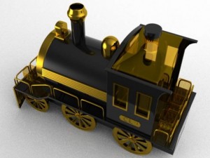 decanter train 3Dモデル