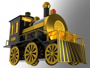 decanter train 3Dモデル