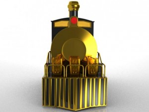 decanter train 3Dモデル