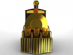 trem decantador Modelo 3D