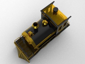 decanter train 3Dモデル