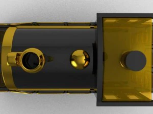 trem decantador Modelo 3D
