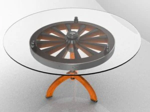 mesa de ruedas Modelo 3D