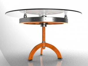 st&oacute;ł z kołami Model 3D