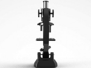 school microscope 3D Модель