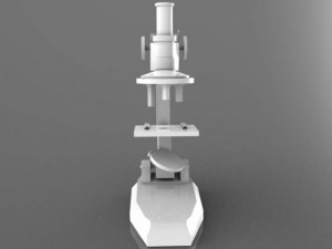 school microscope 3D Модель