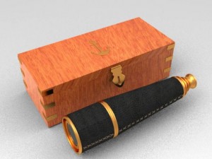 admiral spyglass Modelo 3D