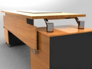 modern executive desk 3D Model