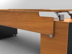 modern executive desk 3D 모델