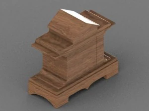 старинные часы 3D Модель