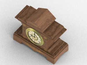 antique clock Modelo 3D