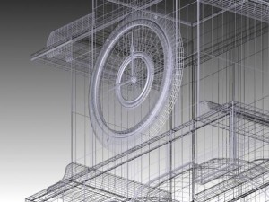 antique clock Modelo 3D