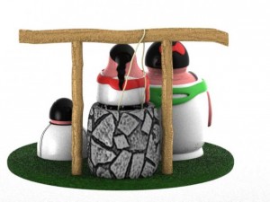 the yuca family Model 3D