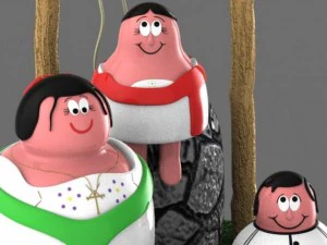 the yuca family 3D Model
