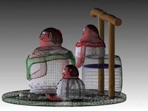 the yuca family Model 3D