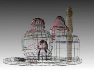 the yuca family 3D Model