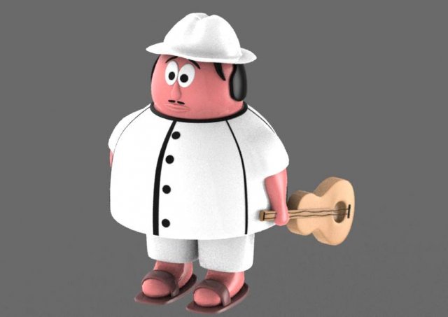 yuca singer 3D Model .c4d .max .obj .3ds .fbx .stl .blend 