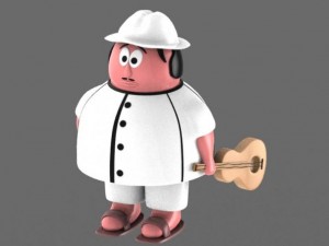 yuca singer Modelo 3D