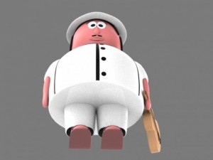yuca singer 3D Model