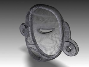 aztec mask xipetotec Modelo 3D