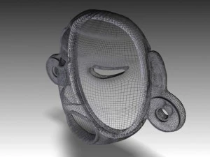 aztec mask xipetotec 3D Model