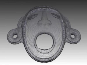 aztec mask xipetotec 3D Model