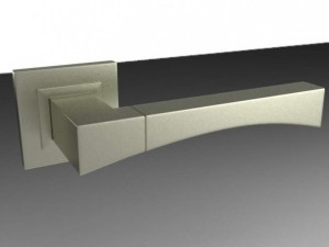 square door handles collection 1 3D Model