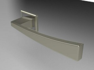 square door handles collection 1 3D Model
