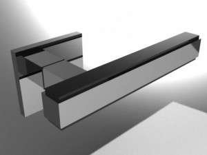 square door handles collection 1 3D Model