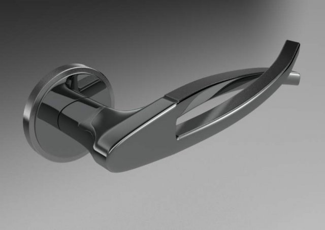 round door handle 8 3D Model .c4d .max .obj .3ds .fbx .stl .blend 