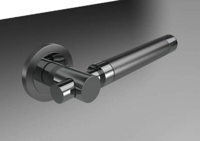 round door handle 10 3D Model .c4d .max .obj .3ds .fbx .stl .blend 