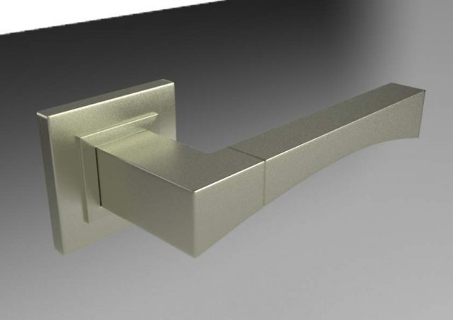 square door handle 2 3D-Modell .c4d .max .obj .3ds .fbx .stl .blend 