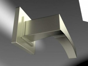 square door handle 2 3D-Modell