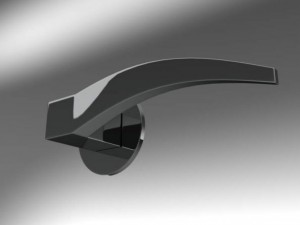 square door handle 5 Model 3D