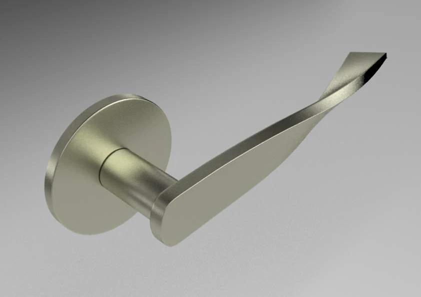 poign&eacute;e de porte carr&eacute;e 8 Modèle 3D .c4d .max .obj .3ds .fbx .stl .blend 