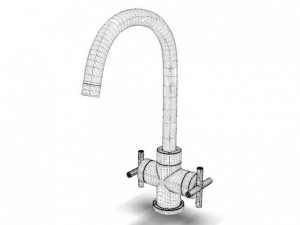 kitchen faucet 1 3D Model