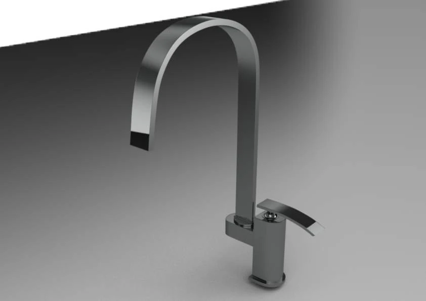 kitchen faucet 2 3D Model .c4d .max .obj .3ds .fbx .stl .blend 