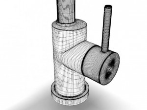kitchen faucet 4 3D Model
