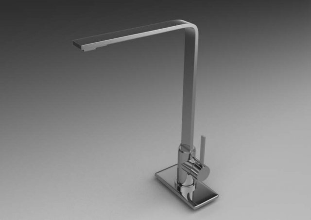 kitchen faucet 5 Modelo 3D .c4d .max .obj .3ds .fbx .stl .blend 